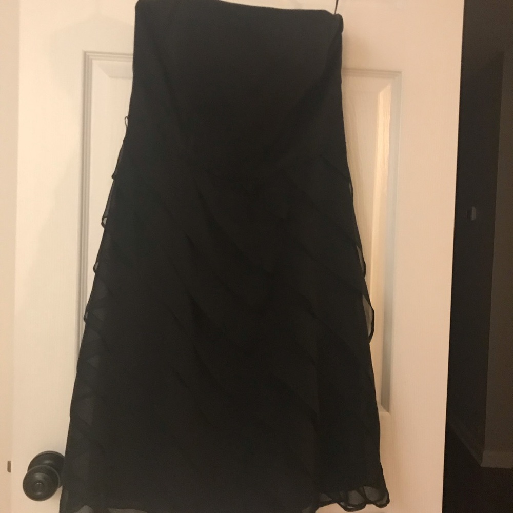 WHBM Strapless Black Dress